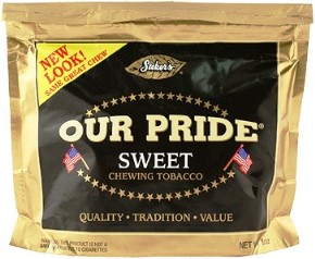 Stokers Our Pride Sweet Chewing Tobacco made in USA, 4 x 226 g, 904 g total. Free shipping!
